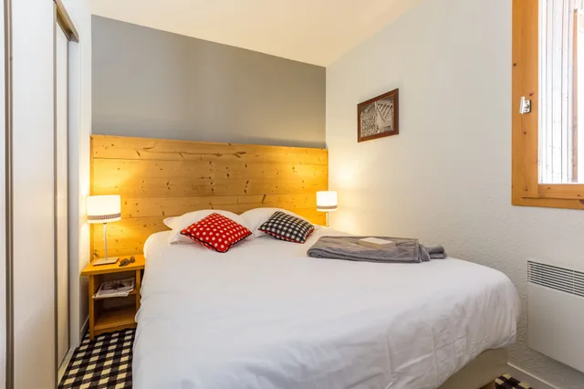 شقة بسرير بطابقين بغرفة نوم واحدة مع أريكة، PV RESIDENCE LES CONSTELLATIONS - LA PLAGNE 2/3