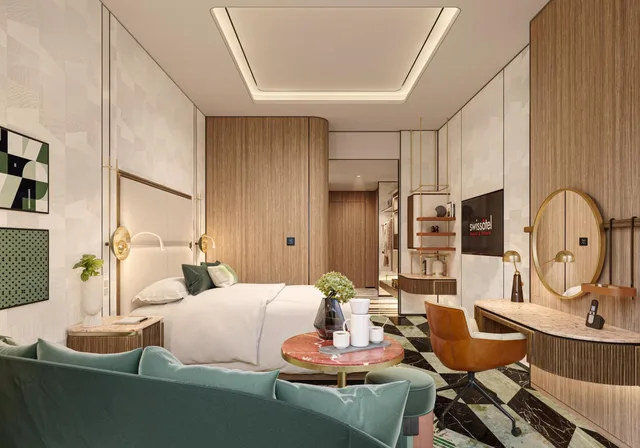 شقة بغرفة نوم واحدة، Swissotel Corniche Park Towers Doha 2/4