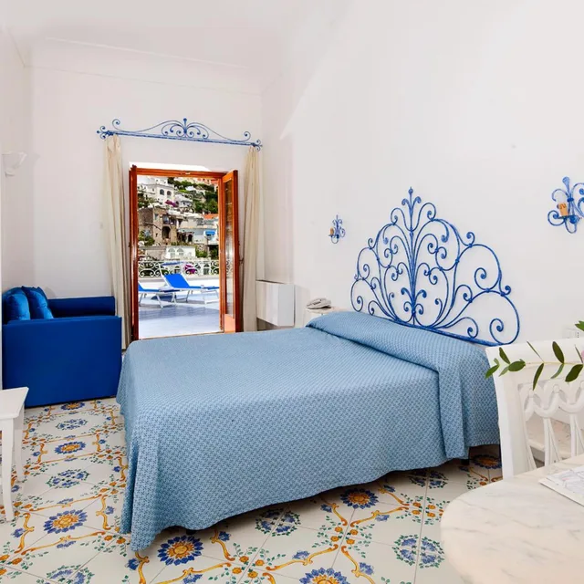 غرفة سوبيريور بسرير مزدوج أو سريرين منفصلين بشرفة، Hotel Vittoria Positano 1/5