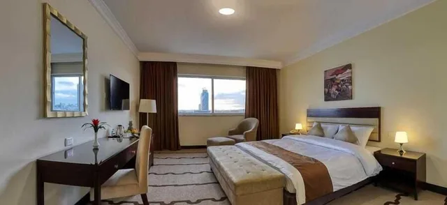 غرفة قياسية بسريرين منفصلين بإطلالة على المدينة بغرفة نوم واحدة، SANDY PALACE HOTEL 3/8