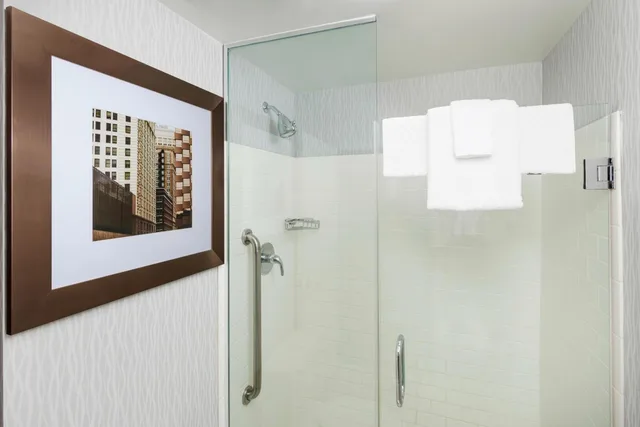 استوديو بسرير كينج بإطلالة على المدينة مع أريكة في طابق مرتفع، Springhill Suites Chicago Downtown River North 9/10