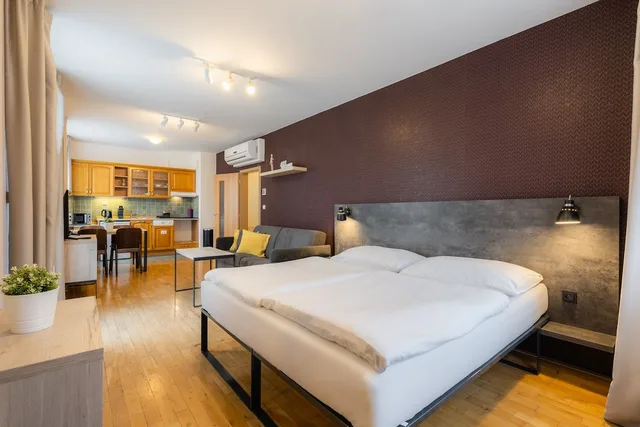 استوديو سوبيريور بسرير مزدوج مع أريكة، EA ApartHotel Melantrich 1/5
