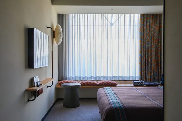 غرفة قياسية مفردة بسرير كينج، Ace Hotel Kyoto 4/7