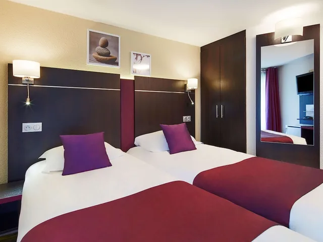 غرفة قياسية بسريرين منفصلين، Kyriad Meaux 3/5