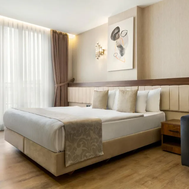 غرفة ديلوكس بسرير كينج، Operla Airport Hotels, Trademark Collection by Wyndham 5/10