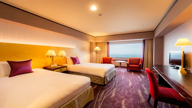 Upper, Premium, Single, Twin Beds, Night View، Okura Act City Hotel Hamamatsu 1/1