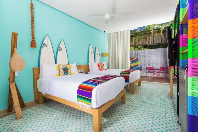 غرفة ديلوكس بسريرين مزدوجين بإطلالة على البحر، W PUNTA DE MITA 5/9