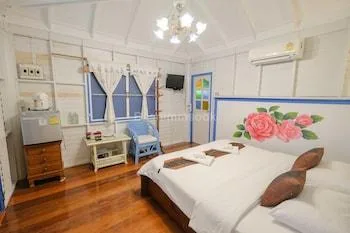 كوخ بسرير مزدوج وسريرين منفصلين، Baan Imm Sook Resort 2/2