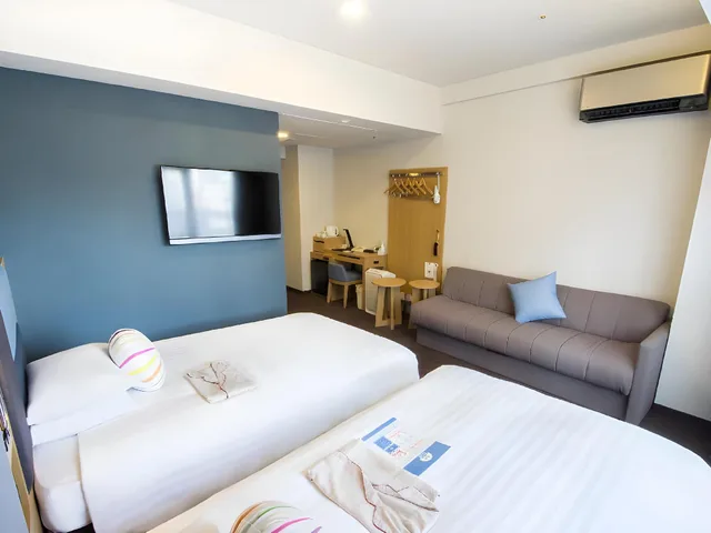 غرفة بسريرين منفصلين للمدخنين، Hearton Hotel Kyoto 1/2