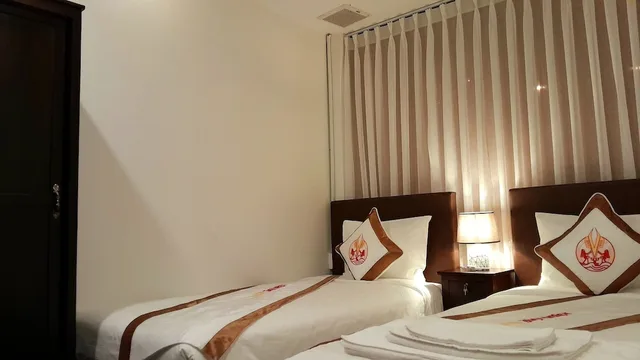غرفة قياسية بسرير كوين بغرفة نوم واحدة بحمام خاص، The Rice Hotel & Tour - 40 Bui Vien No 9 4/10