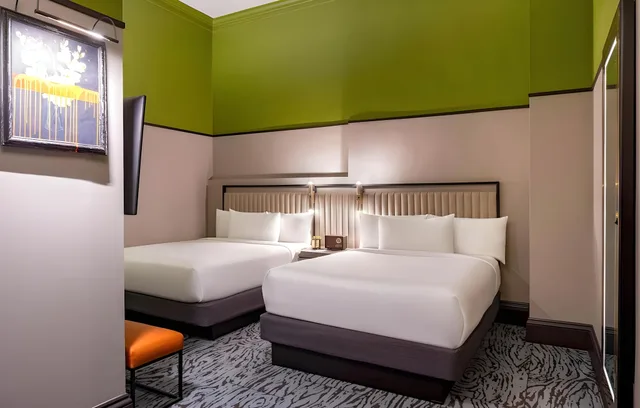 Room, 2 Double Beds, No Window، Pelham Hotel New Orleans 1/1