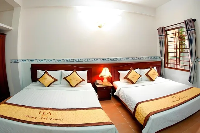 غرفة سوبيريور بسريرين كوين، Hung Anh Hotel 4/10