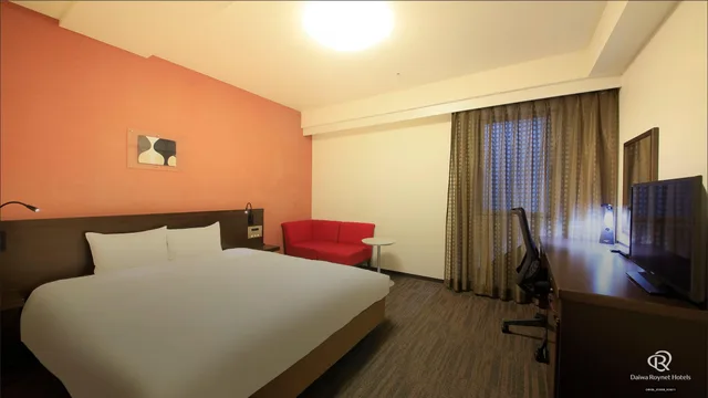 غرفة سوبيريور مفردة بسرير مزدوج بدون إطلالة للمدخنين، Daiwa Roynet Okayama Ekimae Hotel 1/1