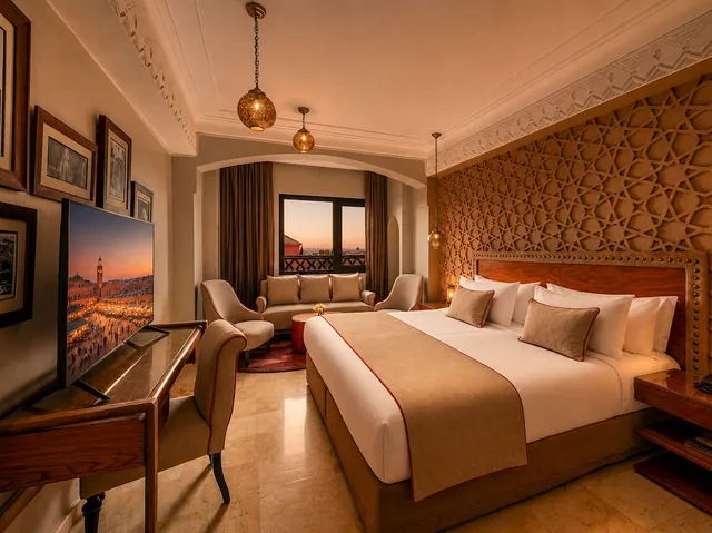 غرفة مزدوجة سوبيريور، Hivernage And Spa Hotel 7/10