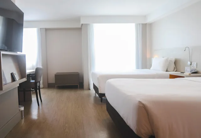 جناح ديلوكس بسريرين منفصلين بإطلالة على البحر، Radisson Hotel Recife 3/4