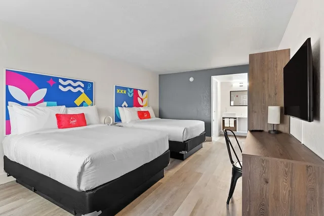 غرفة بسريرين كوين، Howard Johnson by Wyndham Orlando Lake Buena Vista South 2/4