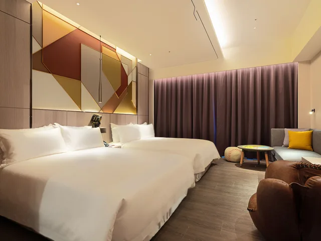 Classic, Family, 2 Double Beds, Fame Hall Garden Hotel 1/3