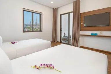 غرفة سوبيريور بسريرين مزدوجين، Gold Plaza Hotel Da Nang 1/1