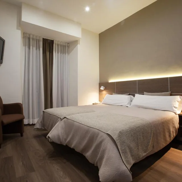 غرفة بسرير مزدوج أو سريرين منفصلين، Don Paco Hotel 8/10