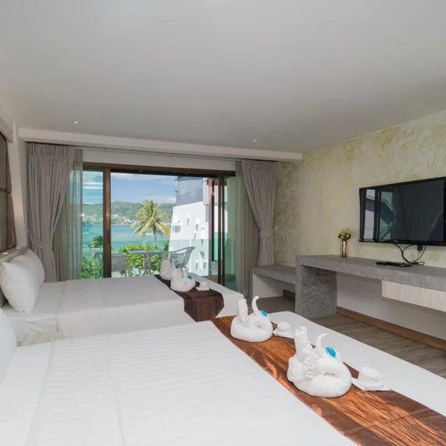 غرفة عائلية بإطلالة على البحر، Destinaation Patong Boutique By The Sea 9/10