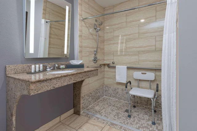 Room, King Bed, City or Park View, Accessible، La Quinta Inn & Suites by Wyndham Allen at The Village 4/4