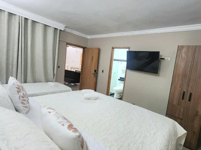 غرفة ثلاثية بسرير مزدوج وسرير فردي، Bocagrande Cartagena de Indias 1/10