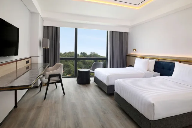 غرفة ديلوكس بسريرين منفصلين، Hotel Aruss Semarang 1/2