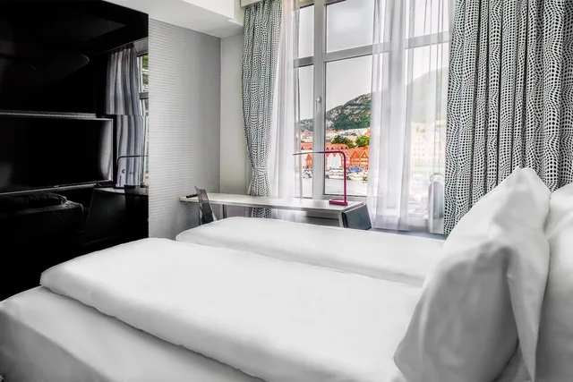 غرفة سوبيريور بسرير كوين بإطلالة على المدينة، Magic Hotel Kløverhuset 4/10
