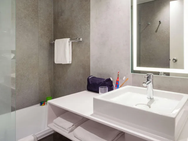 غرفة سوبيريور عائلية بسرير مزدوج مع أريكة، NOVOTEL LAUSANNE BUSSIGNY 8/10