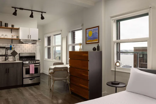 استوديو بسرير كوين، Reside Seattle Downtown, a Wyndham Residence 7/7