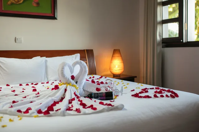 غرفة بسريرين كينج بإطلالة على الحديقة بغرفتي نوم بمسبح خاص، Son Tra Resort Spa 7/10