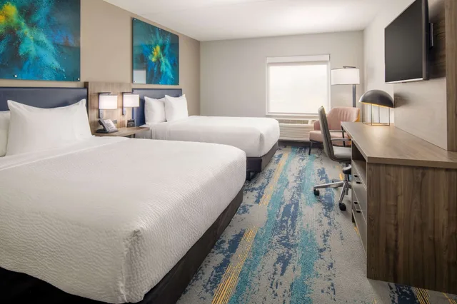 غرفة بسريرين كوين، La Quinta Inn Suites By Wyndham Spokane Downtown 1/4