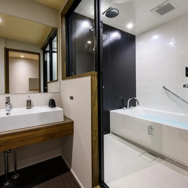 غرفة ديلوكس بسريرين منفصلين، Hotel Wood Takayama 7/7
