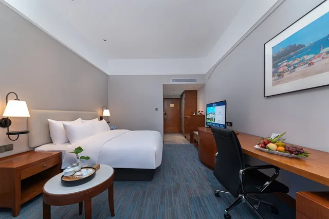 غرفة ديلوكس بسرير كينج، Yihohotel Xiang an Xiamen 3/4