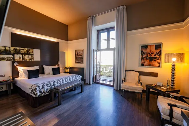 غرفة ديلوكس بإطلالة على المدينة، Grand Palace Brno hotel 1/4