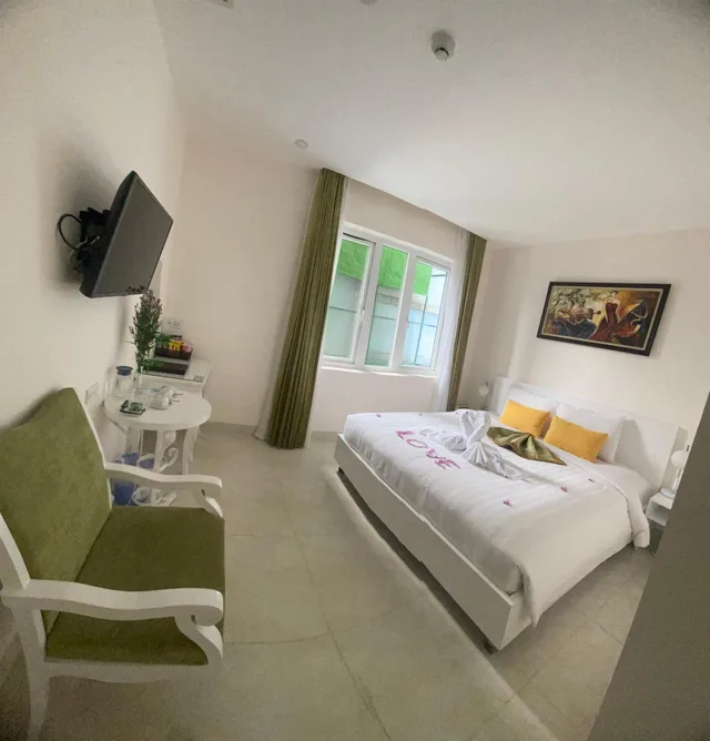 غرفة ديلوكس بسرير مزدوج أو سريرين منفصلين، Hotel La Perle Hue 4/10