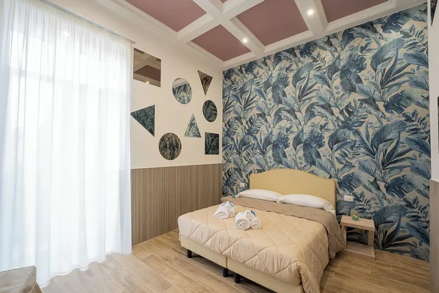جناح استوديو حصري بسرير كوين بجاكوزي في الملحق، B&B Le 4 Stagioni Dante's Suites 1/3