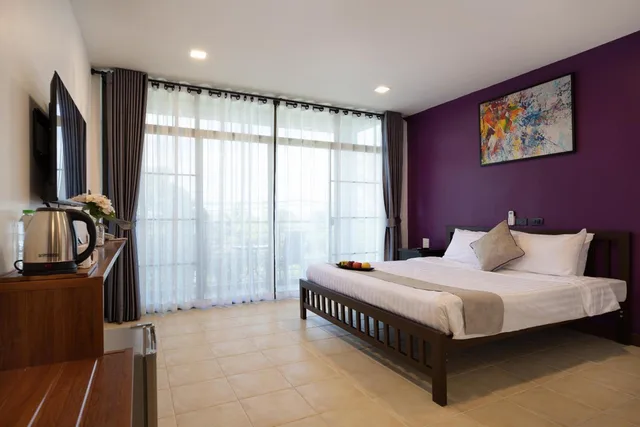 غرفة ديلوكس بسرير مزدوج بشرفة، ASPIRA RESORT KLONG MUANG KRABI 6/10