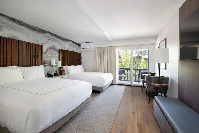غرفة قياسية بسريرين كوين بإطلالة على الجبل، Sitzmark Lodge 2/3