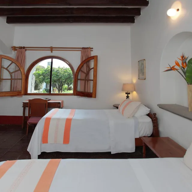 غرفة قياسية بسريرين منفصلين، Posada Del Tepozteco Hotel 1/6
