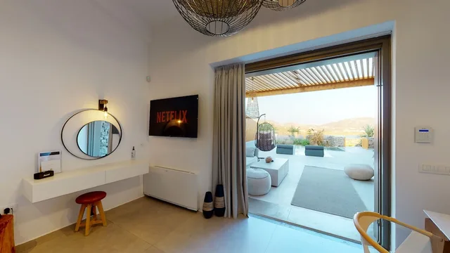 Senior, Suite, 1 Queen and 1 Single Bed, Bay View، Panormos Bay Suites 3/4