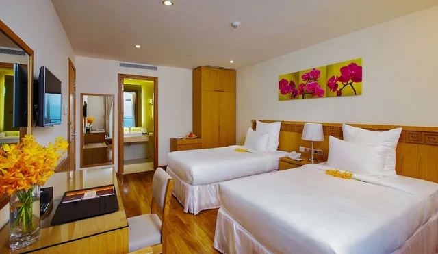 غرفة بريميير ديلوكس بسريرين منفصلين، ROSAKA NHA TRANG HOTEL 2/3