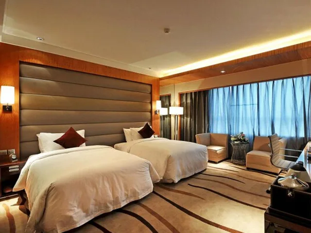 غرفة ديلوكس بسريرين منفصلين، Chengdu Minya Hotel 2/3