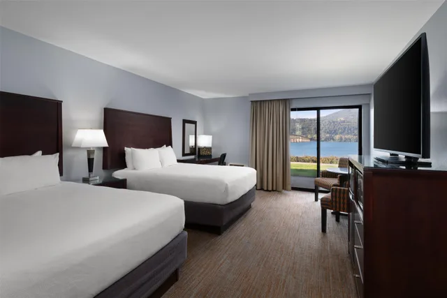 غرفة بسريرين كوين بإطلالة، Best Western Plus Hood River Inn 5/9