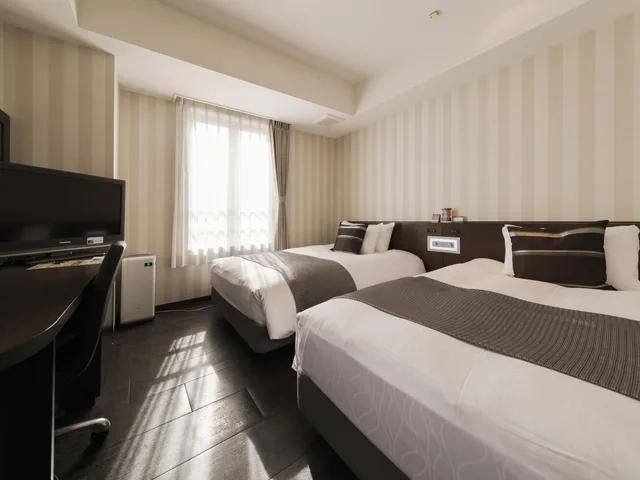 Semi Room, Deluxe, 2 Semi Double Beds, Smoking، Coco Grand Kitasenju 1/2