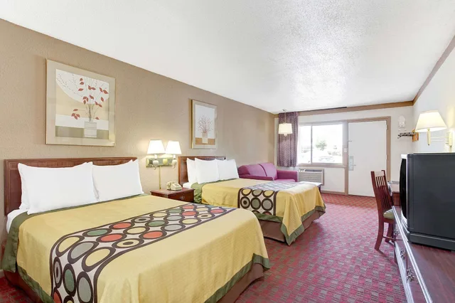 غرفة بسريرين مزدوجين للمدخنين، Super 8 by Wyndham Williamsburg/Historic Area 1/2