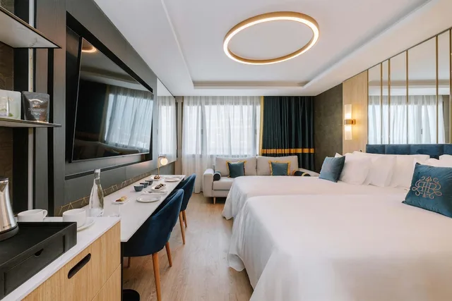 غرفة بريميوم بسريرين منفصلين بإطلالة على البحر، Royal Hideaway Casablanca 10/10