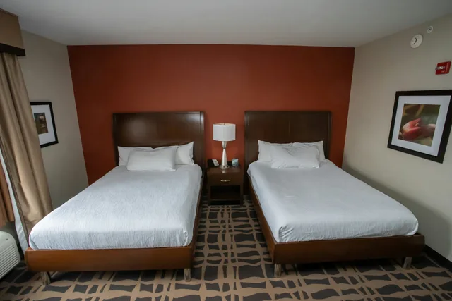 غرفة بسريرين كوين بحوض استحمام لذوي الإعاقة، Hilton Garden Inn Dayton South-Austin Landing 1/3