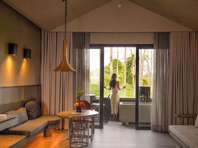 غرفة بريميير بسريرين منفصلين بإطلالة على الحديقة، Amorita Resort & Spa 1/1
