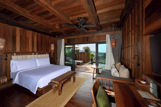 4 Bedrooms, Pool, Jungle, Villa, 4 Beds, Sea View، Dinso Resort 3/6
